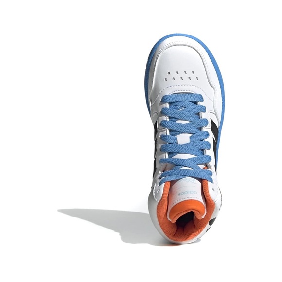 Adidas White and Blue High-Top Sneakers Mickey size 4 - Picture 4 of 9
